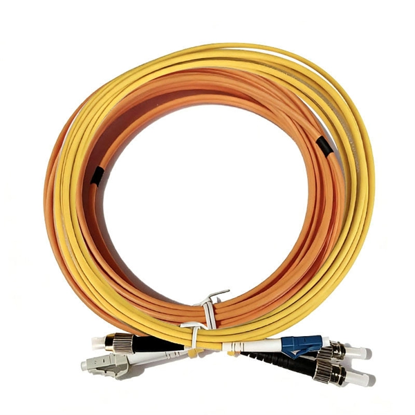How many meters long is half of a fiber optic pigtail