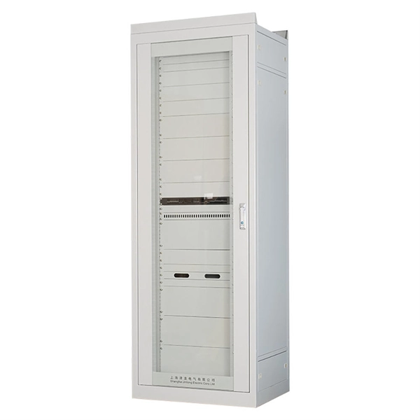 Fiber optic terminal box inside the rack