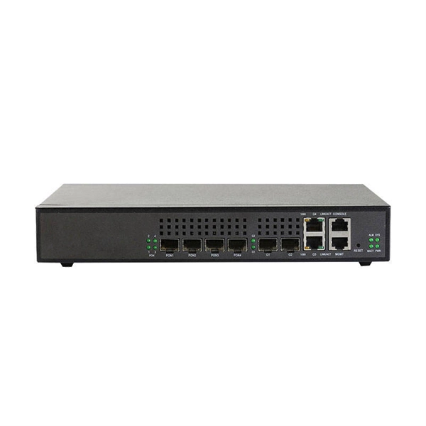 Router fiber optic port and network cable port