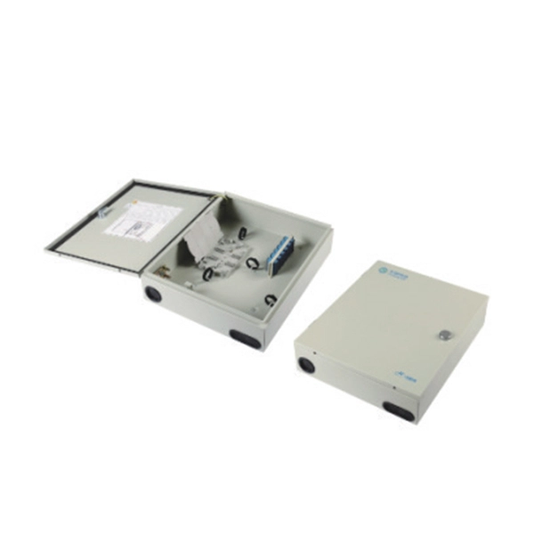 Diagram of fiber optic communication junction box