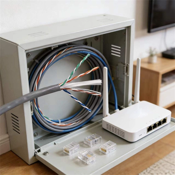 Dubai factory fiber optic cable