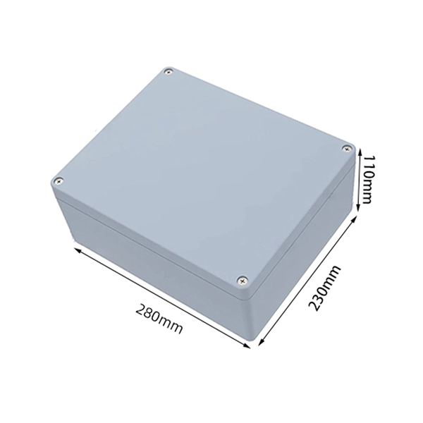Construction site level three electrical distribution box with double doors