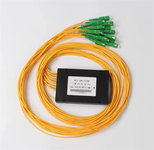 Router splitter for fiber optic cables