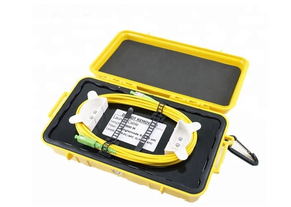 What is a spare core in a fiber distribution box
