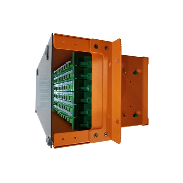 Portable temporary three-level power distribution box for construction sites